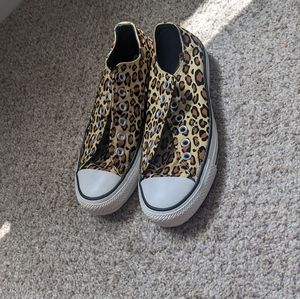 Converse All-Star Leopard Print Low Tops